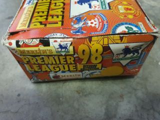 1998 Premier League Stickers Merlin 100pk Box 3