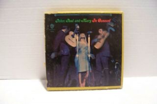 Vintage Peter Paul And Mary In Concert Warner Bros Tape Reel To Reel