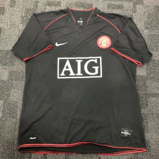 Mens Nike Manchester United Away Football Shirt 2007/08 Vintage Xl Extra Large