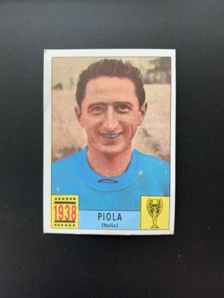 Italy/italia - Piola - Panini Mexico 70 World Cup Red/black Card 1970 1938