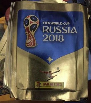 Panini Russia Fifa World Cup 2018 Stickers 500 X Packets
