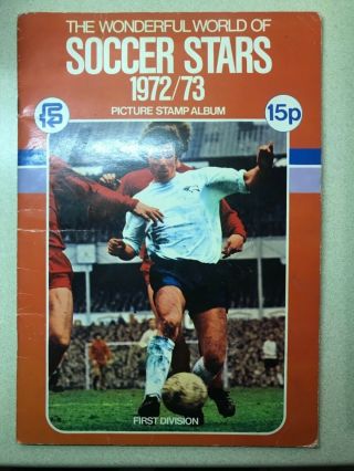 Fks 72/73 Wonderful World Of Soccer Stars Sticker Album.  100 Full.  Good Cond.