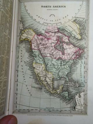 1832 Geographical Annual Or Family Cabinet Atlas 51 Hand Coloured Maps 1st Ed @