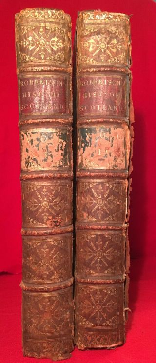 William Robertson,  " The History Of Scotland,  " 2 Vols.  (1759),  First Edn. ,  4to