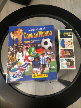 Panini World Cup Story Complete Set 228 Stickers,  Empty Album,  Packet