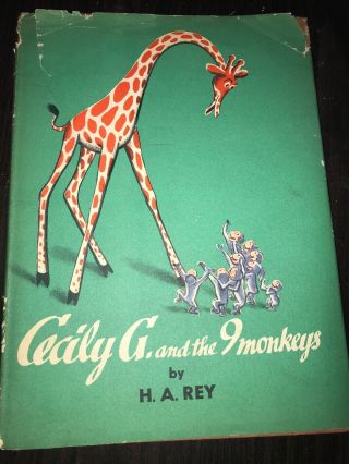Cecily G.  And The 9 Monkeys,  1942 First Edition.
