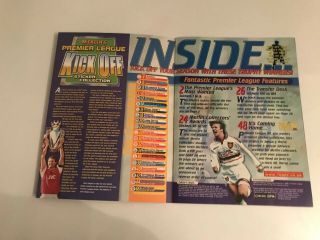 Merlin Premier League Kick Off 1998/99 Football Sticker Album Book Complete 3
