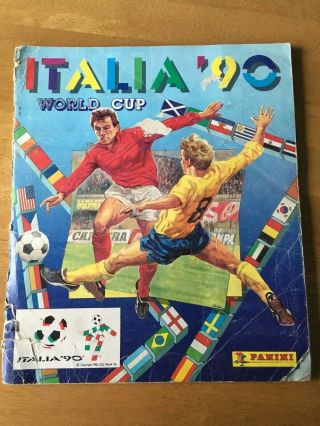 Panini Italia 90 Complete Sticker Album World Cup 1990