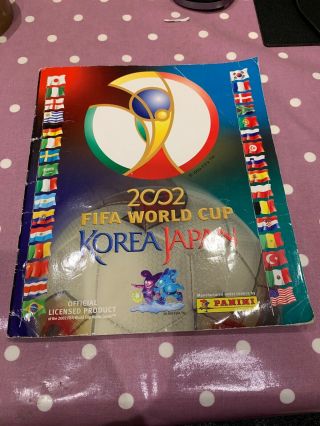 Panini World Cup 2002 Korea/japan Sticker Album 100 Complete