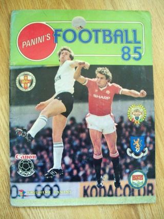Panini Football 85 Album,  Complete 1985