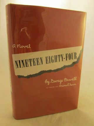 Nineteen Eighty - Four 1984 George Orwell 1st American Edition 1949 1st Printing