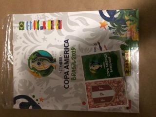 Panini Copa America Brazil 2019 Album Complete Set Stickers Hard Cover