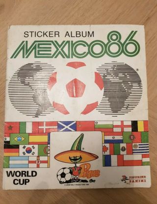 Panini Mexico 86 World Cup 1986 Sticker Album 100 COMPLETE 2
