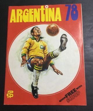 Fks Argentina 78 World Cup Sticker Album Book 100 Complete -