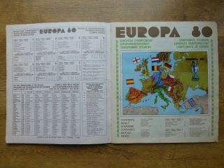 Panini Europa 80 Sticker Album - Complete - 2