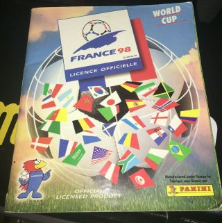 Partially Full Album Panini Fifa World Cup Frace 1998 Mising (8)