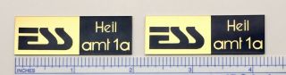 Ess Heil Amt - 1a Speaker Badge Logo Emblems