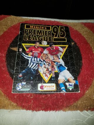 Merlin Premier League 95 Sticker Album 100 Complete