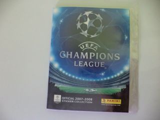 Panini Uefa Champions League 2007 2008 Album Full Complete Official Sticker