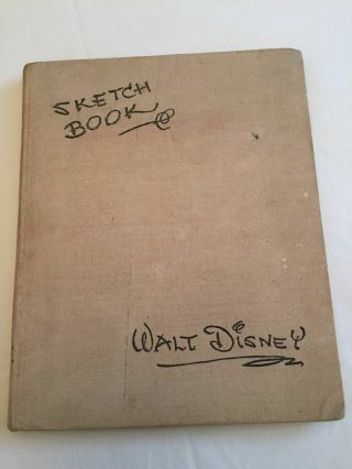 Walt Disney Sketch Book 1st Edition 1938 Collins Snow White & The Seven Dwarfs