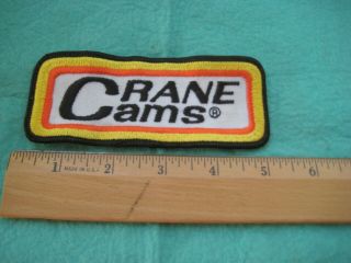 Vintage Crane Cams Racing Equipment Service Dealer Uniform Hat Patch