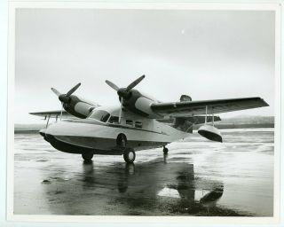 Photograph Of Grumman Widgeon N2810d C.  1953 - Built Under Licence In France