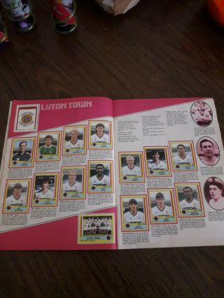 Panini football 87 sticker album complete 2