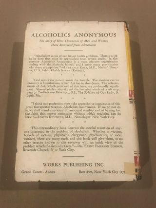 Alcoholics Anonymous 1st Edition 14th Printing ODJ - 1951 3