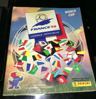 Partially Full Album Panini Fifa World Cup Frace 1998 Mising (17)