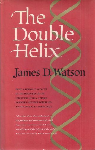 James D.  Watson " The Double Helix " (1968) Signed 9th Printing Of First Edition