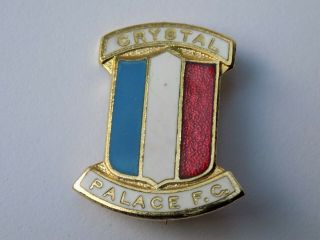 Vintage Crystal Palace F.  C.  Enamel Pin Badge