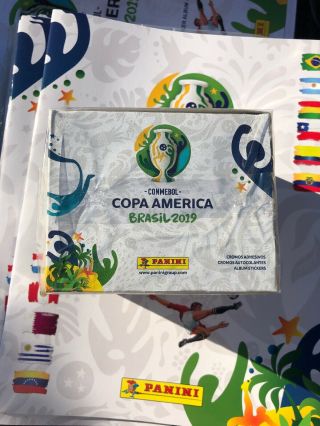 Panini Copa America 2019 Brasil Box,  Empty Album Usa Edition