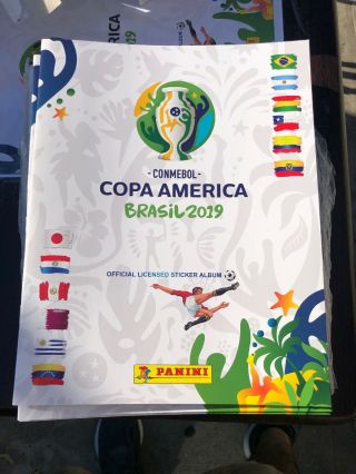 Panini Copa America 2019 Brasil Box,  Empty Album USA EDITION 2