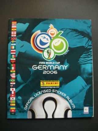 Panini Fifa World Cup Germany 2006 Football Sticker Album Complete.