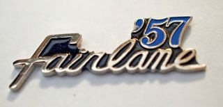 1957 Ford Fairlane Lapel Pin,  Hat Tack,  Tie Tack,  Vintage