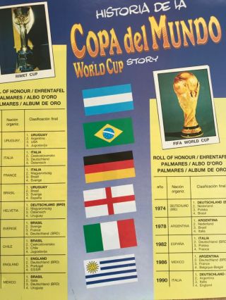 COMPLETE PANINI WORLD CUP STORY ALBUM 2
