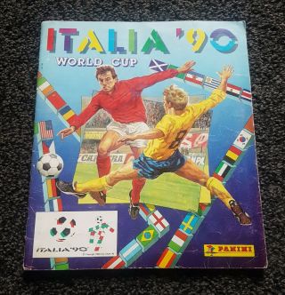 Panini World Cup Italia 90 Sticker Album,  39 Complete,  174 Out Of 448 Stickers