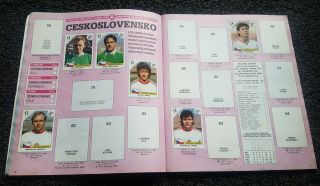 Panini World Cup Italia 90 Sticker Album,  39 Complete,  174 out of 448 Stickers 3