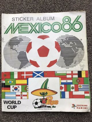 Panini (1986) - Mexico World Cup ‘86 - Almost Complete Sticker Album 3 Missing