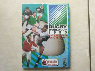 Rugby World Cup 1995 Sticker Album.  Complete Set.