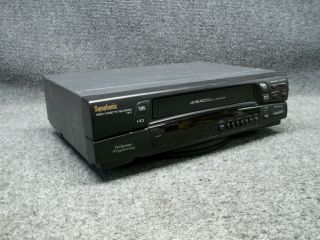 Symphonic Model 7870 Vcr Video Cassette Recorder Vhs Tape Player No Remote