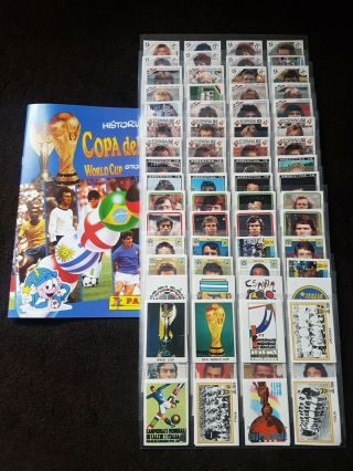 Panini World Cup Story 1990 Empty Album & Complete Sticker Set -