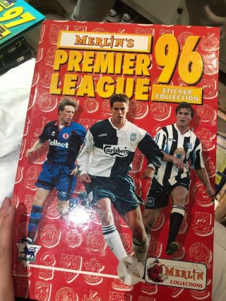 Merlins Fullycomplete Football Premier League Sticker Book 96