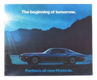1970 Pontiac Firebird Brochure Basic Espirt Formula 400 Trans Am Vintage