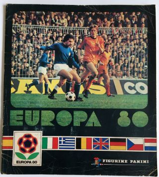 Panini Europa 80 Collectors Album And Complete Set Of Stickers