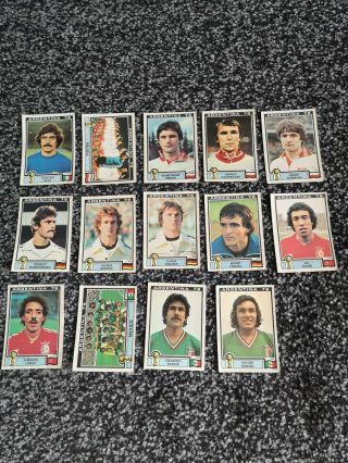 14 Panini World Cup Argentina 78 (1978) Stickers