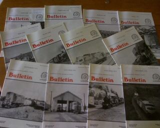 Australian Railway Historical Society Bulletin,  1991 Complete Year,  12 Issues