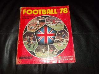 Panini Football 78 Collectors Album Complete
