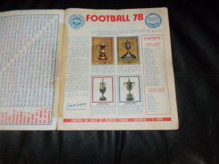 Panini Football 78 Collectors Album Complete 2