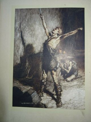1911 Siegfried & The Twilight Of Gods By Wagner 30 Col Plates By Arthur Rackham^